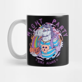 Night Party Unicorn Mug